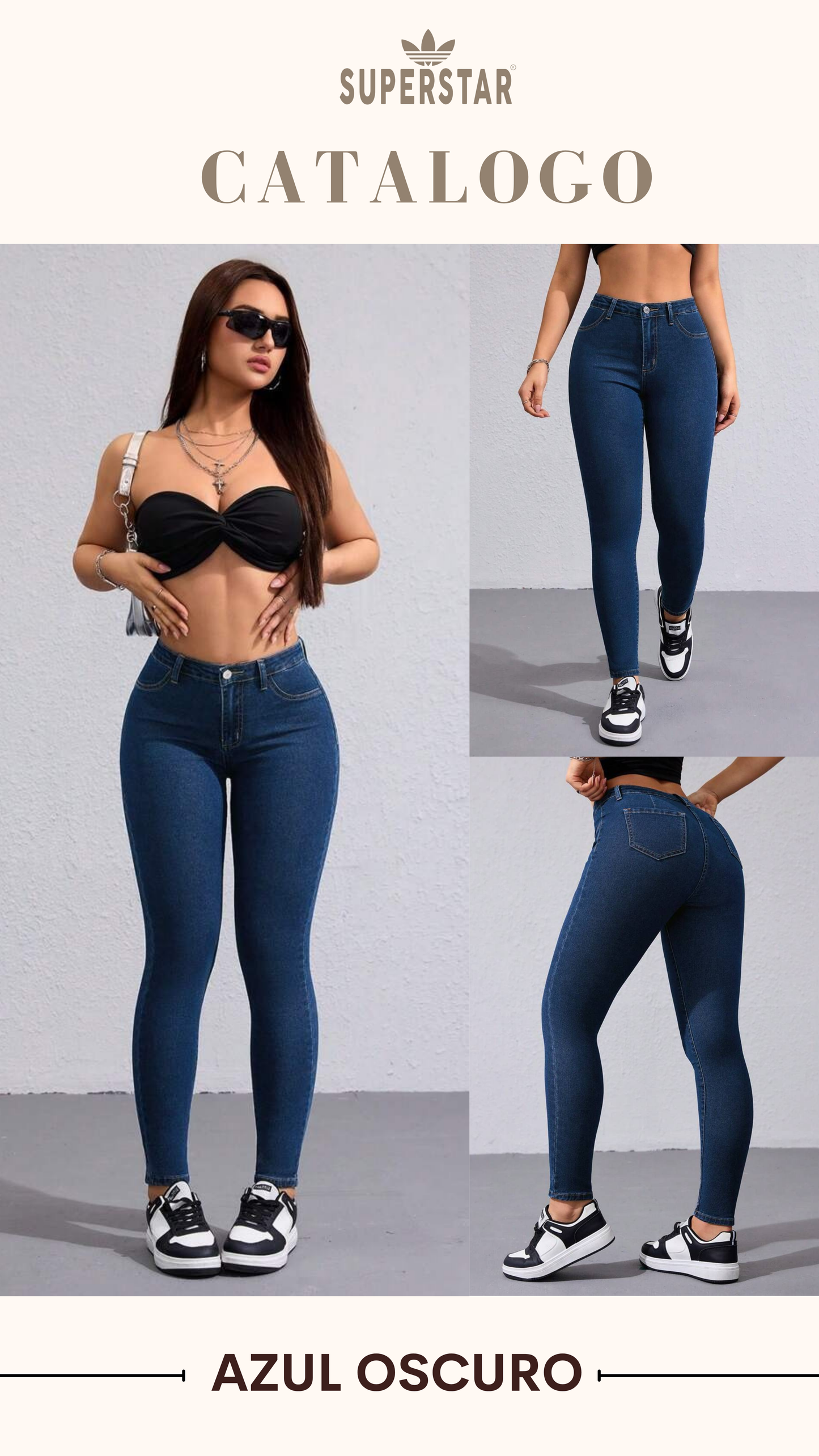 PACK X3 JEANS DAMA